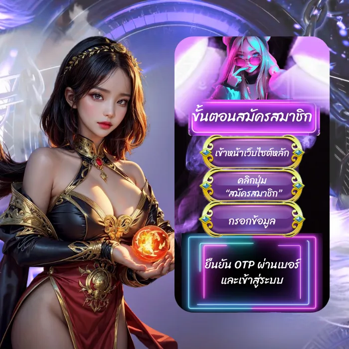 ขั้นตอนการสมัคร